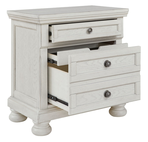 Ashley Robbinsdale Two Drawer Night Stand - Antique White
