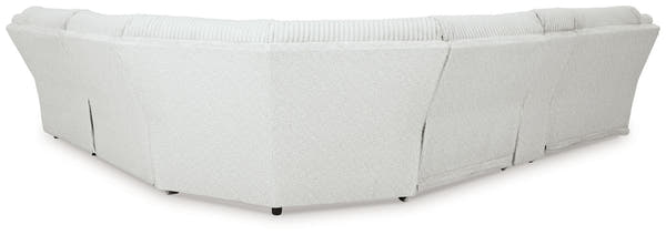 Top Tier Alloy 5-Piece Reclining Sectional with Rocker Recliner