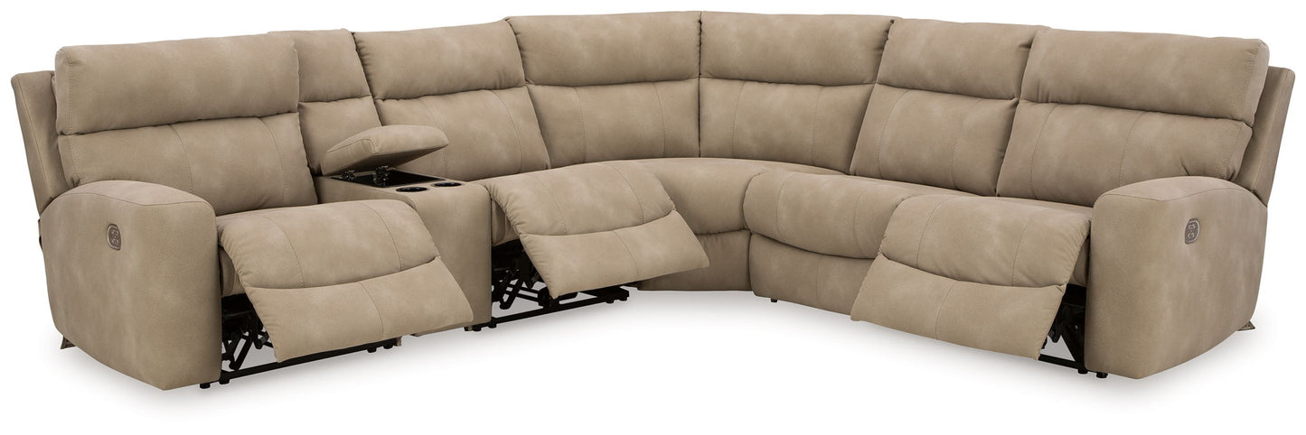Next-Gen DuraPella Power Reclining Sectional + Power Recliner