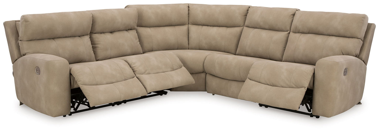 Next-Gen DuraPella Power Reclining Sectional + Power Recliner