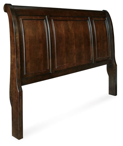 Porter - Headboard King/Cal King Sleigh - Rustic Brown