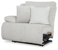 Ashley Top Tier LAF Zero Wall Recliner - Alloy