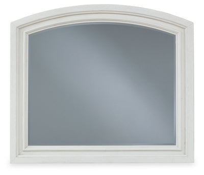 Robbinsdale Antique White Bedroom Mirror