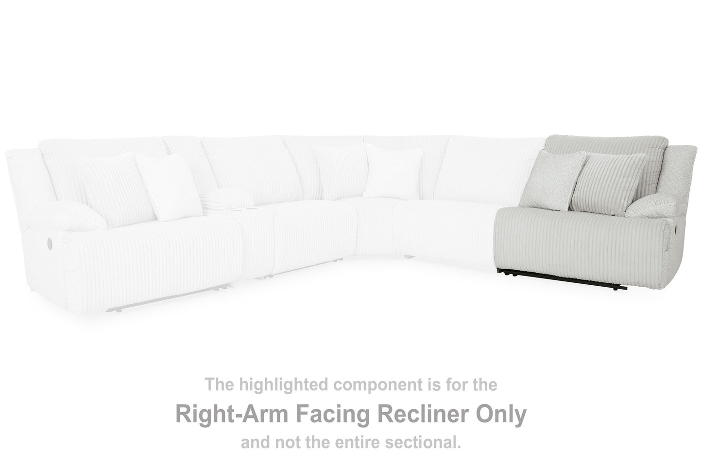 Ashley Top Tier RAF Zero Wall Recliner - Alloy