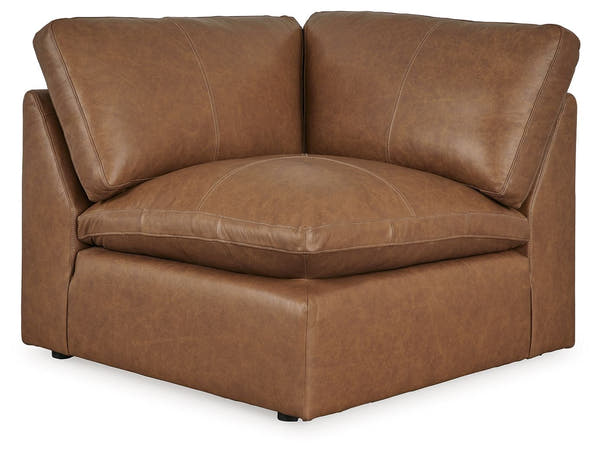Emilia Caramel Leather Modular Sectional Units