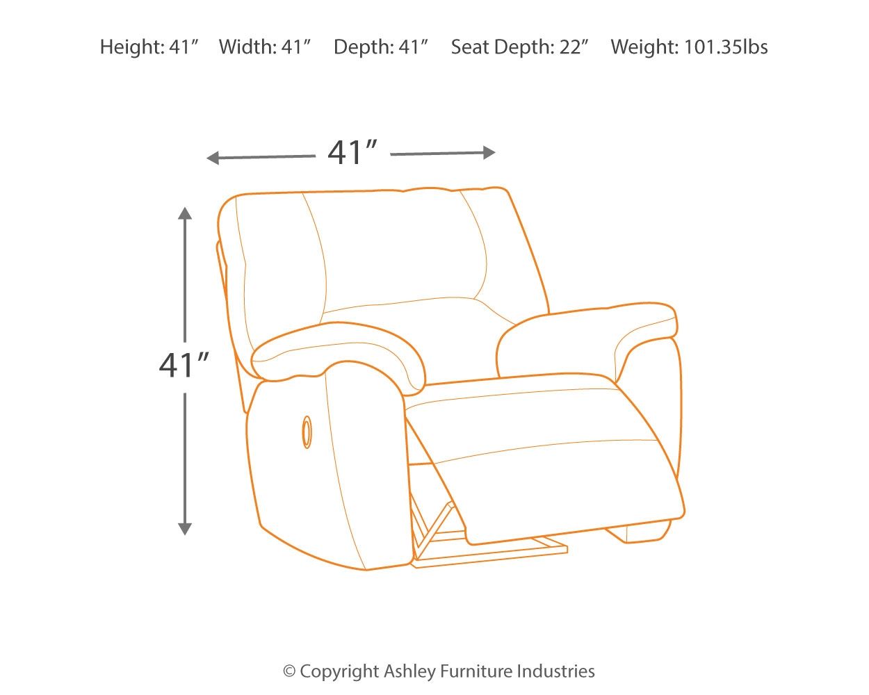 Ashley Tambo Rocker Recliner
