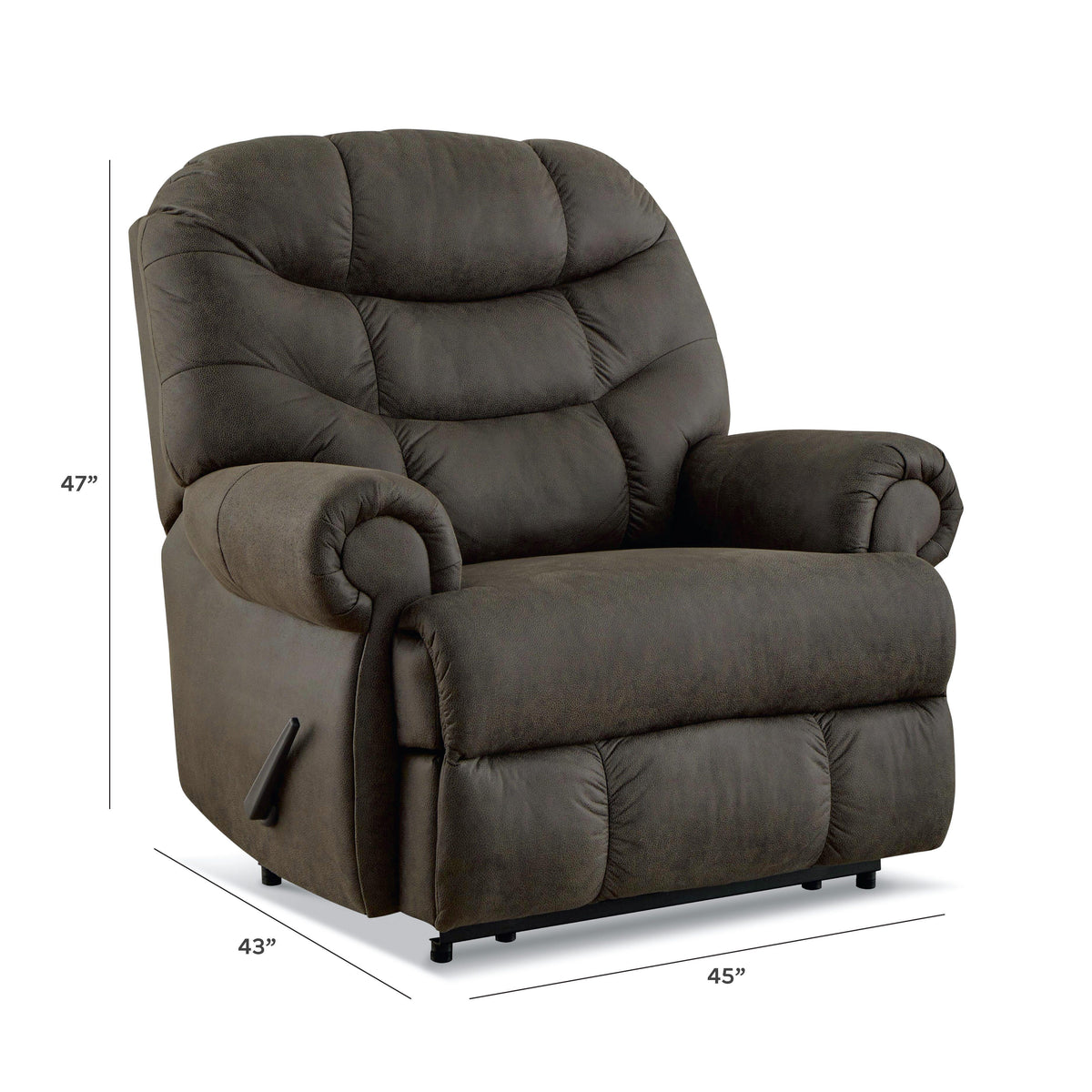 Camera Time Gunmetal Zero Wall Recliner
