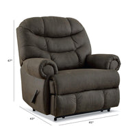 Camera Time Gunmetal Zero Wall Recliner