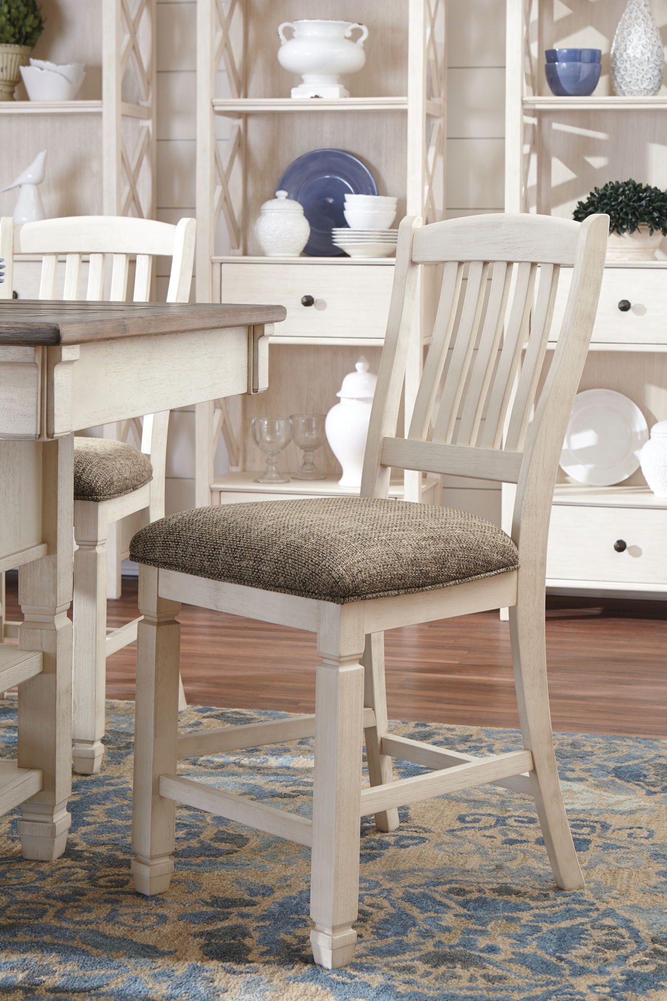 Bolanburg - Upholstered Barstool (Set of 2) - Beige