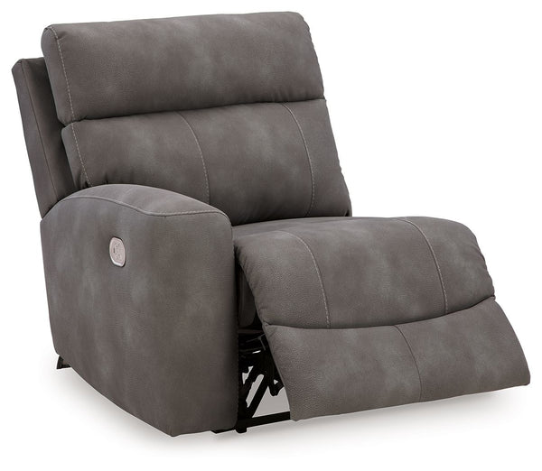 Ashley Next-Gen Durapella LAF Zero Wall Power Recliner - Slate