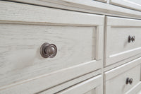 Robbinsdale Antique White Youth Dresser & Mirror