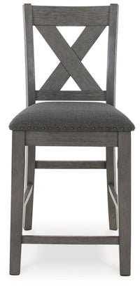 Caitbrook Gray Counter-Height Dining Set