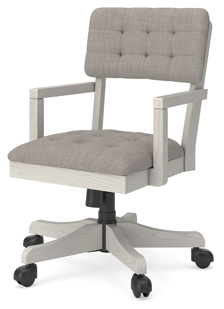 Robbinsdale Antique White Home Office Desk Chair
