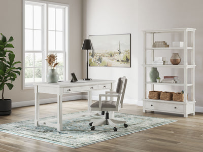 Robbinsdale Antique White Home Office Set
