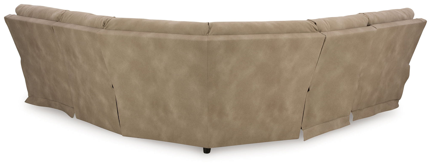 Next-Gen DuraPella Power Reclining Sectional + Power Recliner