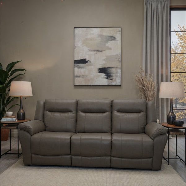 Madrid Leather Power Reclining Sofa