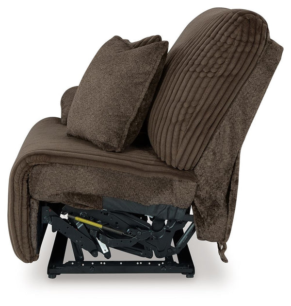 Ashley Top Tier LAF Zero Wall Recliner - Chocolate