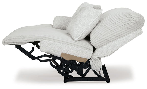 Ashley Top Tier LAF Zero Wall Power Recliner - Alloy