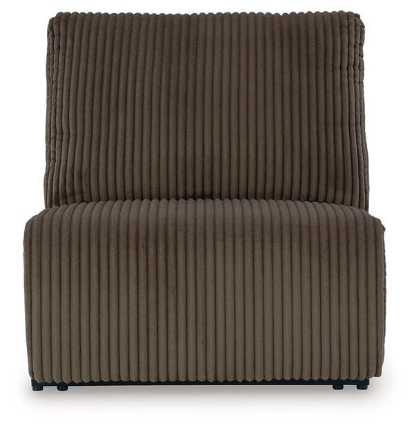 Ashley Top Tier Armless Recliner - Chocolate