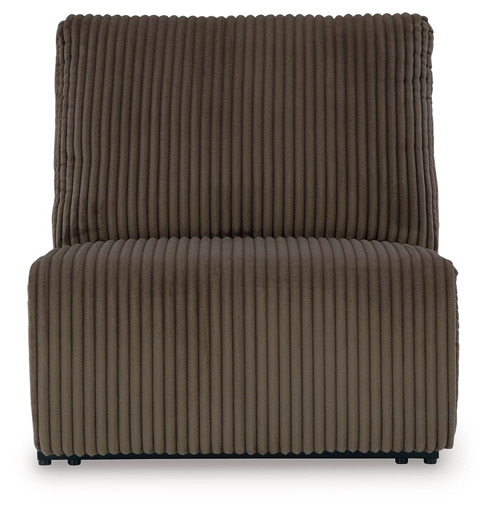 Ashley Top Tier Armless Recliner - Chocolate