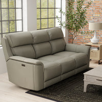 Omne Dual Power Reclining Living Room Set - Mineral