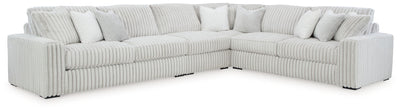Stupendous Alloy Corduroy Symmetrical Sectional Living Room Set / 4pc