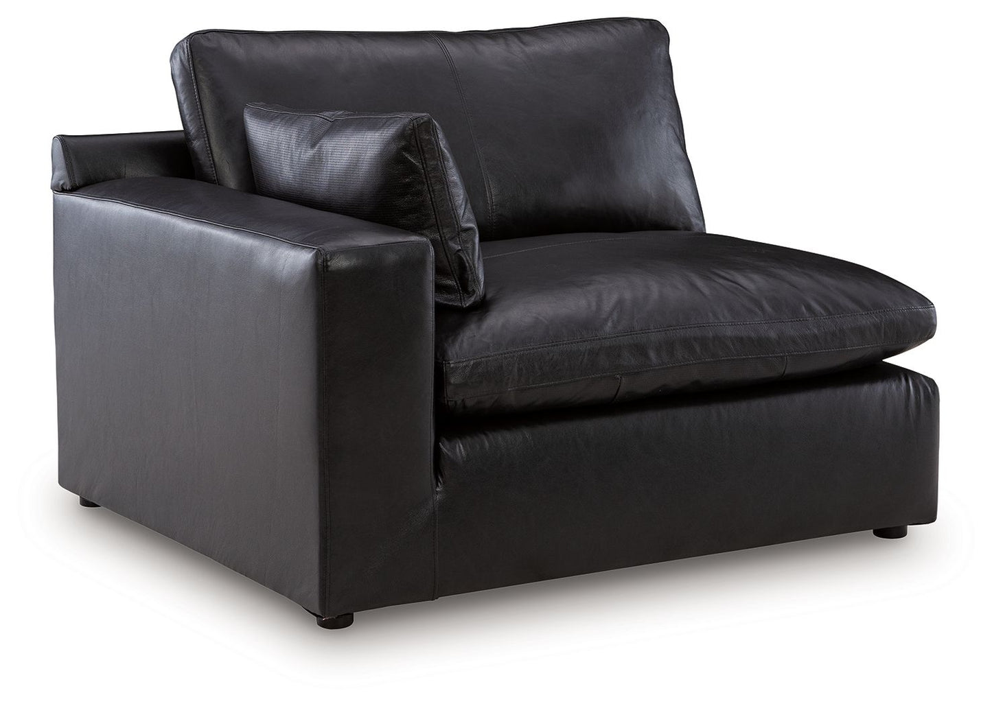 Emilia Black Leather Modular Sectional Units