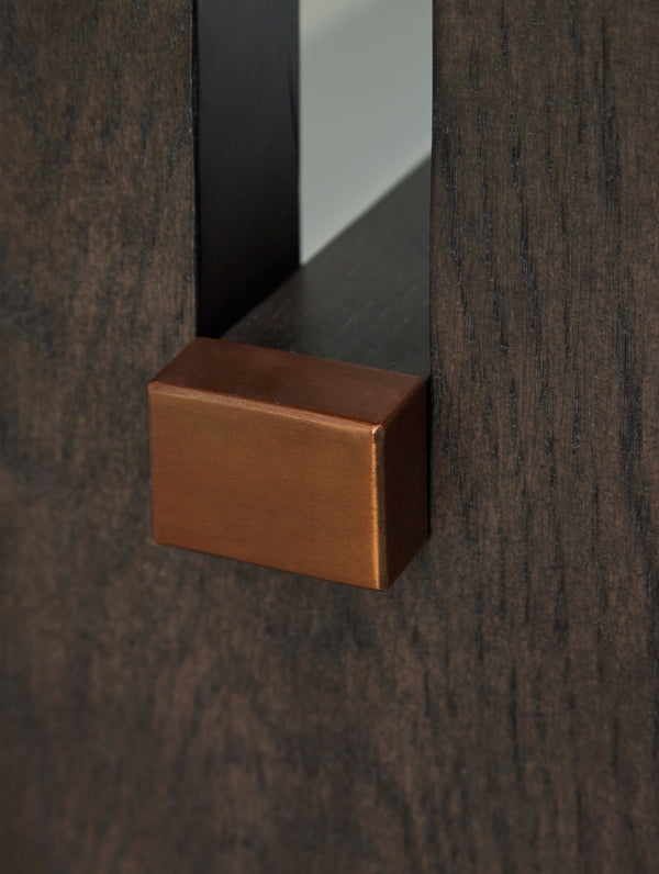 Ashley Burkhaus Sofa Table - White / Dark Brown