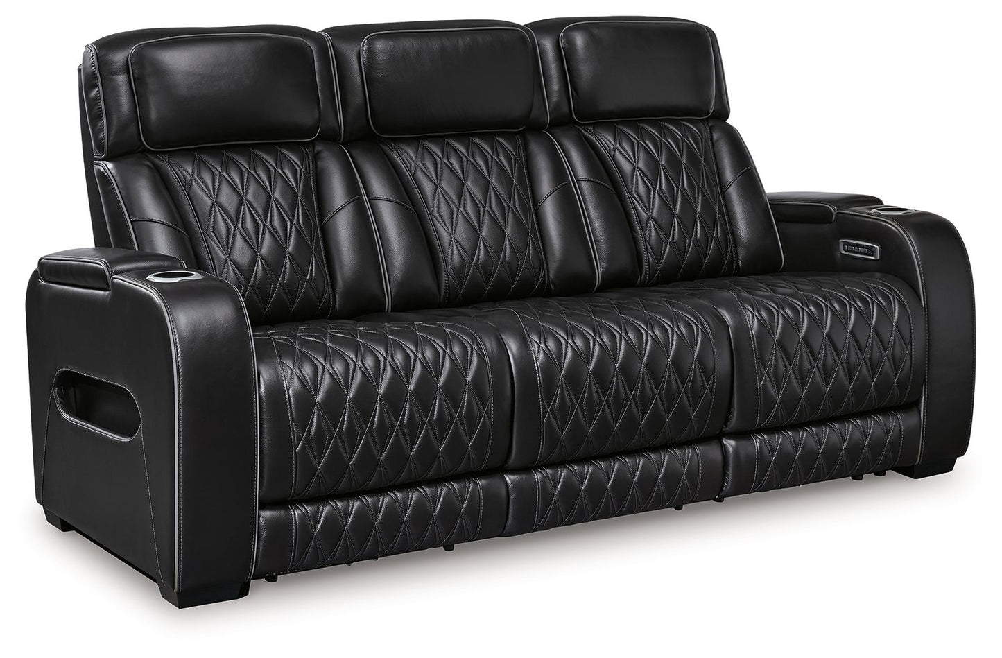 Ashley Boyington Power Reclining Sofa With Adjustable Headrest