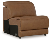 Magic Man Caramel armless chair with manual headrest