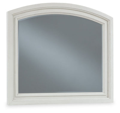 Robbinsdale Antique White Bedroom Mirror