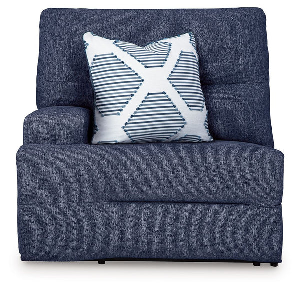 Ashley Acklen Place LAF Zero Wall Power Recliner - Navy