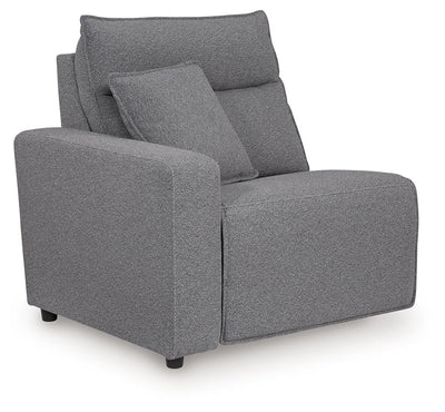 Modmax II Salt and Pepper left-arm facing zero wall power recliner