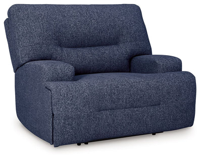 Acklen Place Pewter Wide Seat Power Recliner