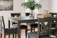 Caitbrook Gray Counter-Height Dining Set