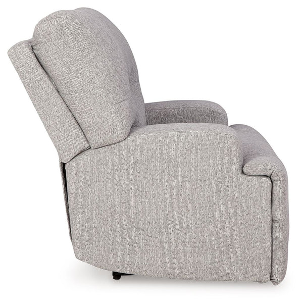 Acklen Place Pewter Wide Seat Power Recliner