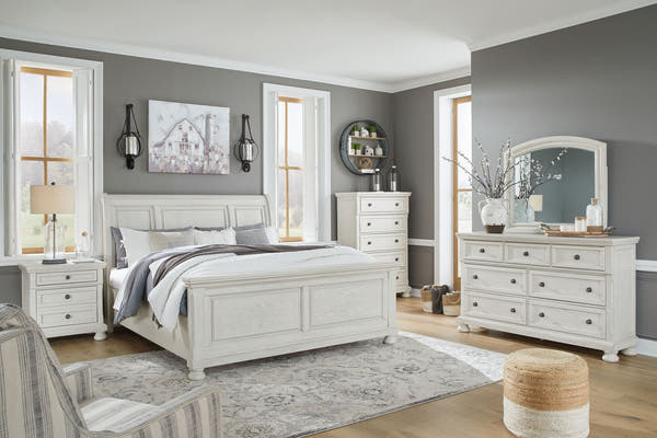 Ashley Robbinsdale Sleigh Bed