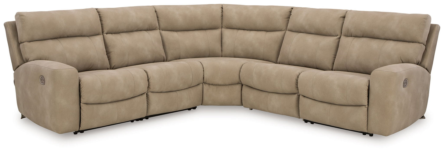 Next-Gen DuraPella Power Reclining Sectional + Power Recliner