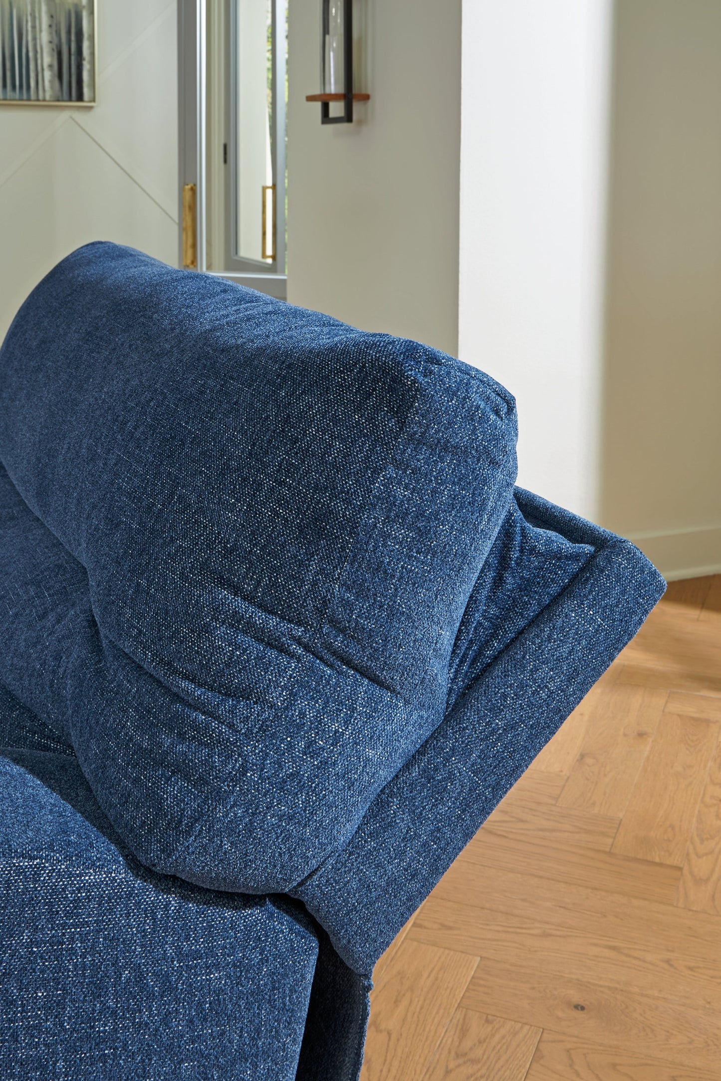 Acklen Place Navy 3-Piece Left Power Reclining Sectional