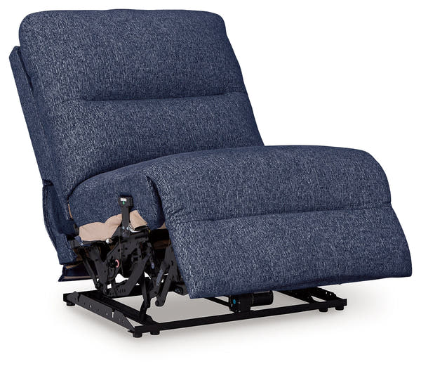 Acklen Place Navy 3-Piece Power Reclining Sectional