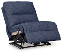 Acklen Place Navy 3-Piece Power Reclining Sectional