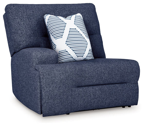 Acklen Place Navy 3-Piece Power Reclining Sectional