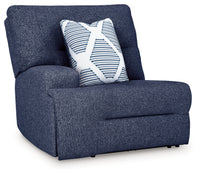 Acklen Place Navy 3-Piece Power Reclining Sectional