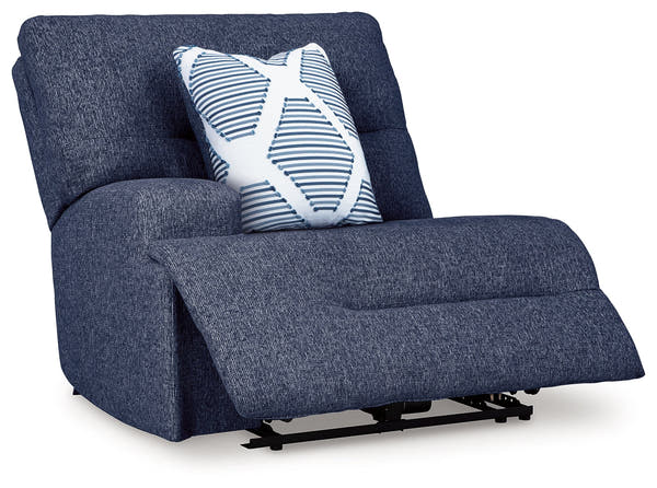 Acklen Place Navy 3-Piece Power Reclining Sectional