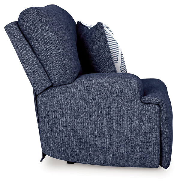 Acklen Place Navy 3-Piece Power Reclining Sectional