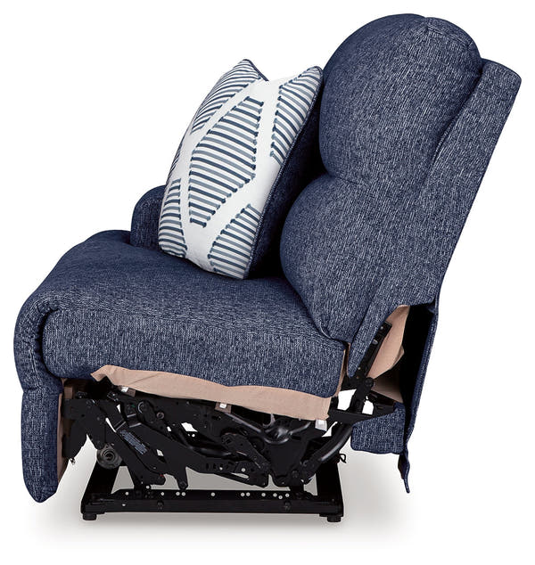 Acklen Place Navy 3-Piece Power Reclining Sectional