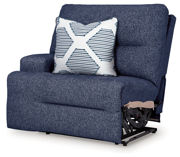 Acklen Place Navy 3-Piece Power Reclining Sectional