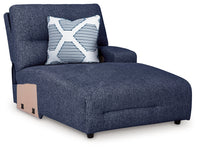Acklen Place Navy 3-Piece Power Reclining Sectional
