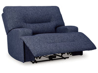 Acklen Place Navy Wide Seat Power Recliner