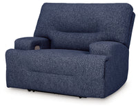 Acklen Place Navy Wide Seat Power Recliner